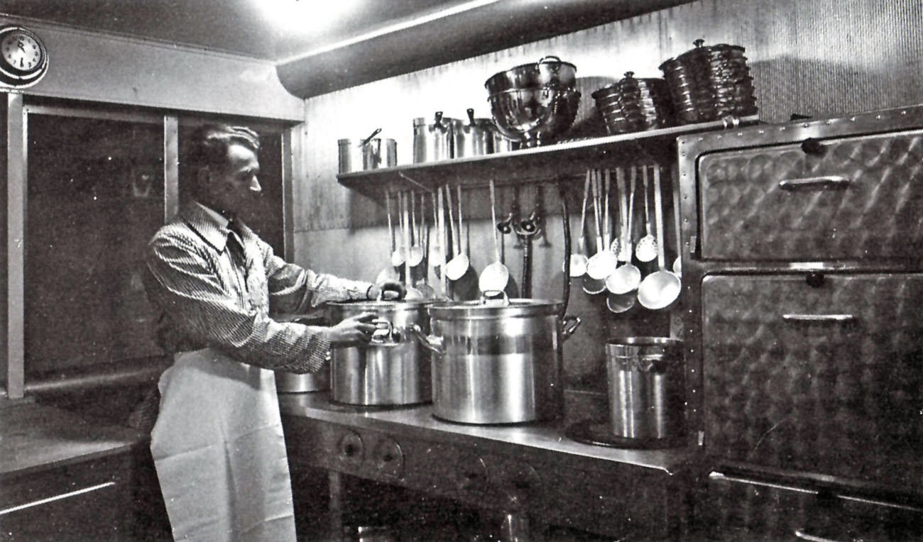 Galley on Hindenburg's B Deck