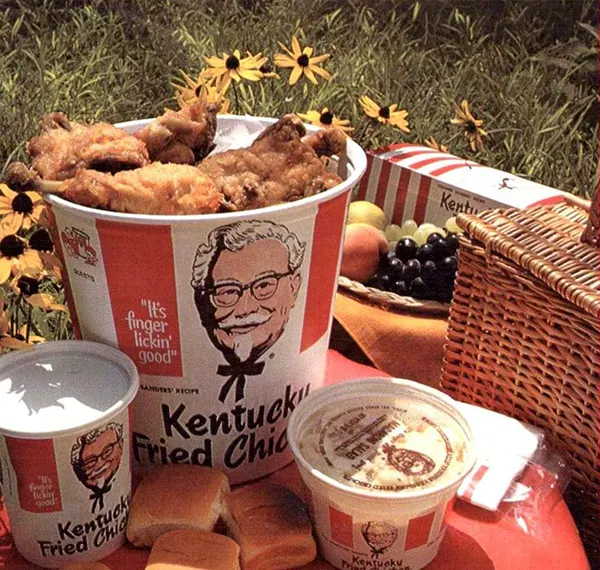 KFC advertisement, 1970s.