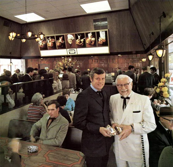 KFC restaurant, 1960s.