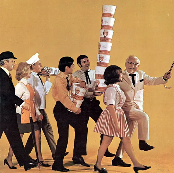 KFC Menus and Advertising: A Journey from the 1950s to the 1980s