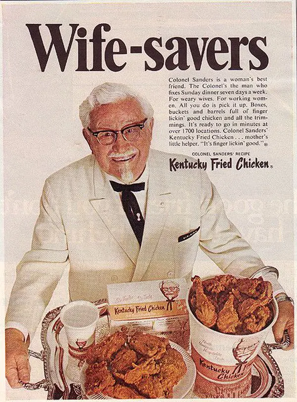 KFC "Wife Savers" campaign, 1968.