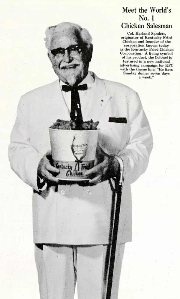 KFC Menus and Advertising: A Journey from the 1950s to the 1980s