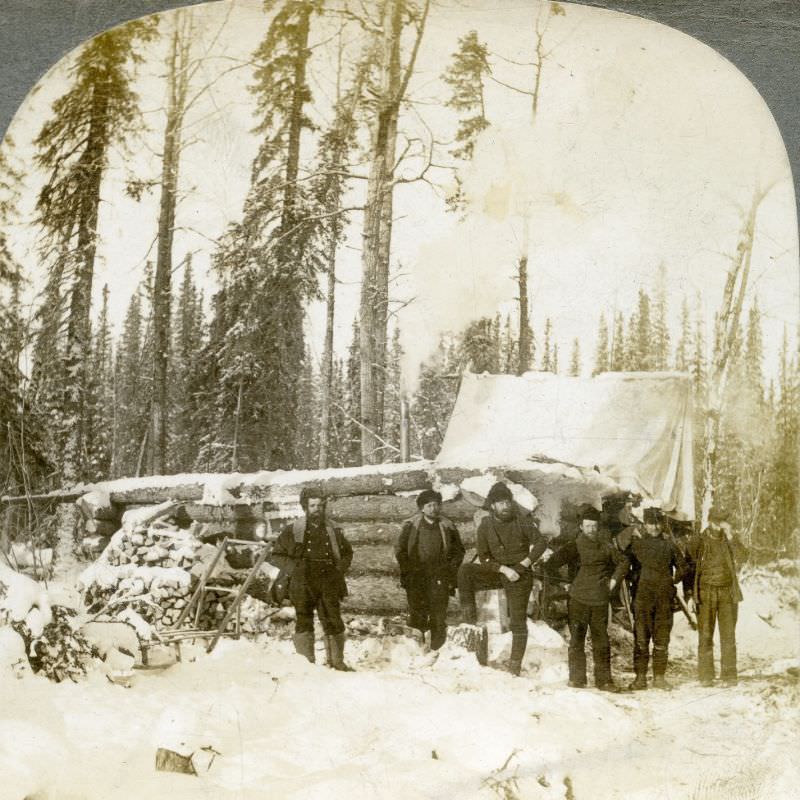 Lowell Cabin in Beaver City, Alaska.