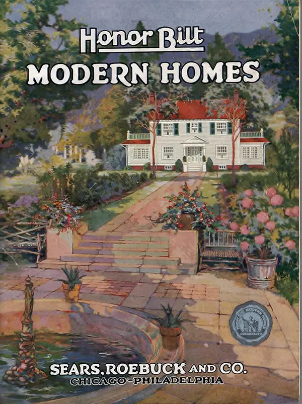 Cover of 1922 Sears Modern Homes catalog.