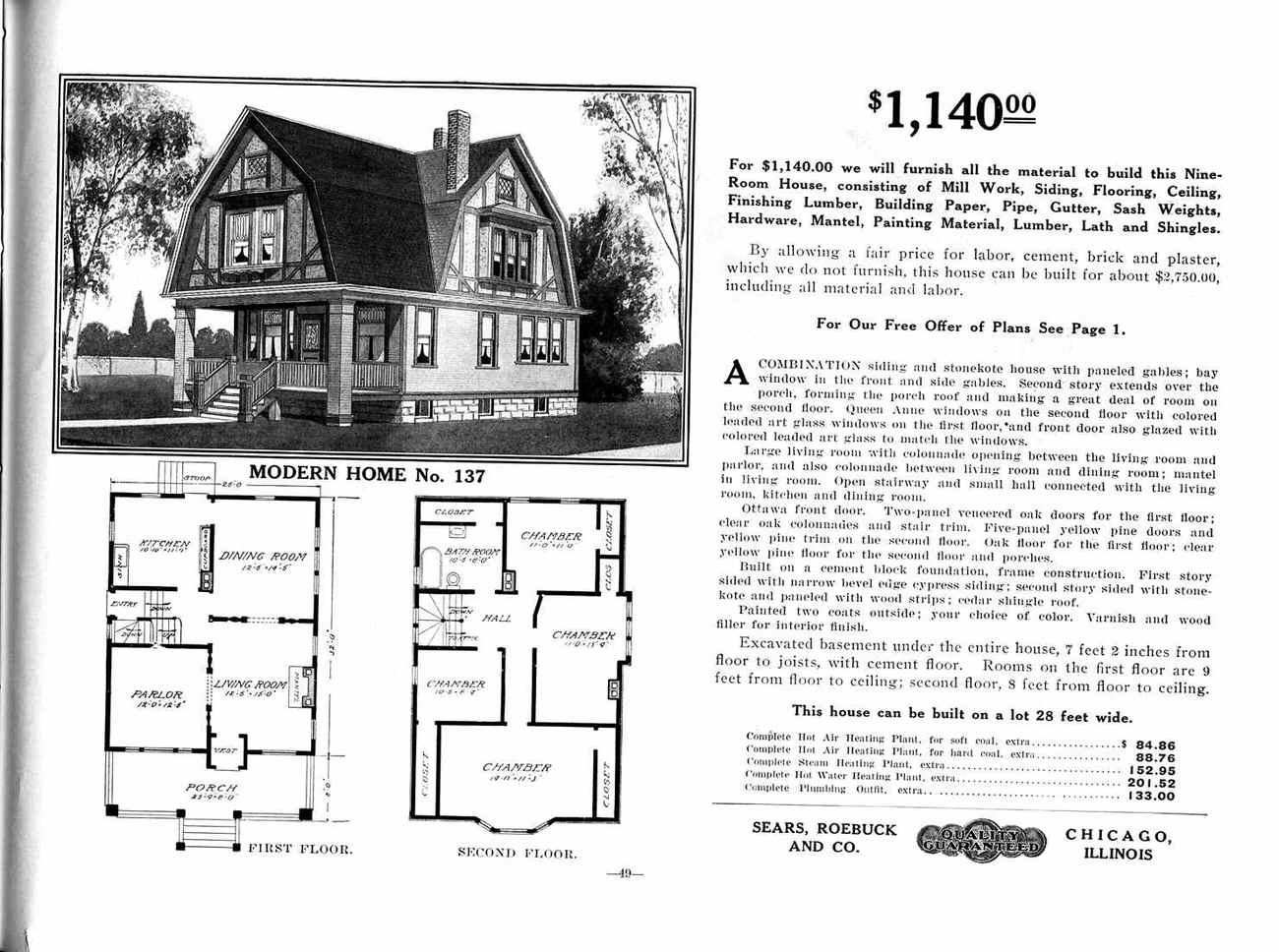 The History of Mail Order Houses Sold by Sears in the Early 20th Century
