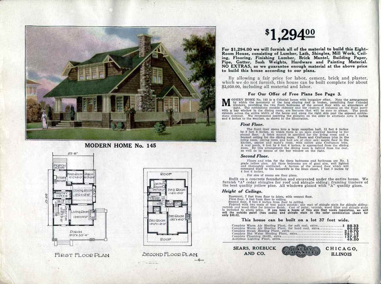 The History of Mail Order Houses Sold by Sears in the Early 20th Century