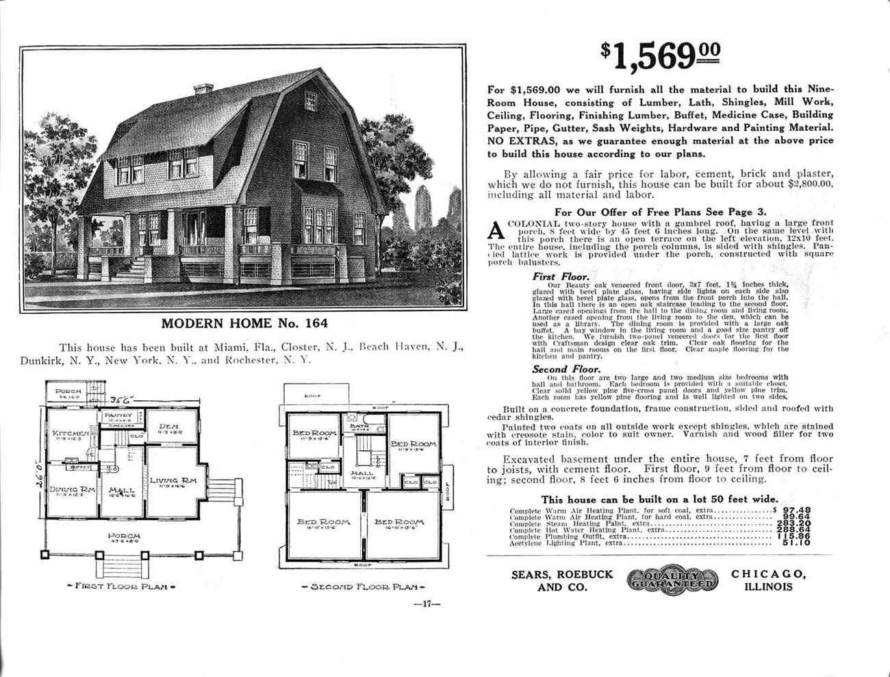 The History of Mail Order Houses Sold by Sears in the Early 20th Century