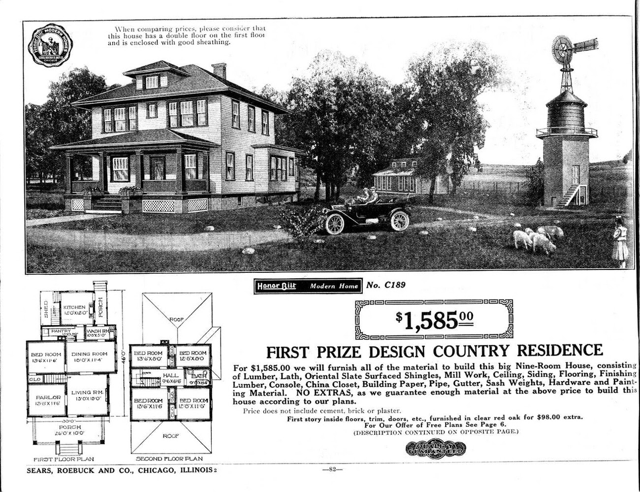 The History of Mail Order Houses Sold by Sears in the Early 20th Century