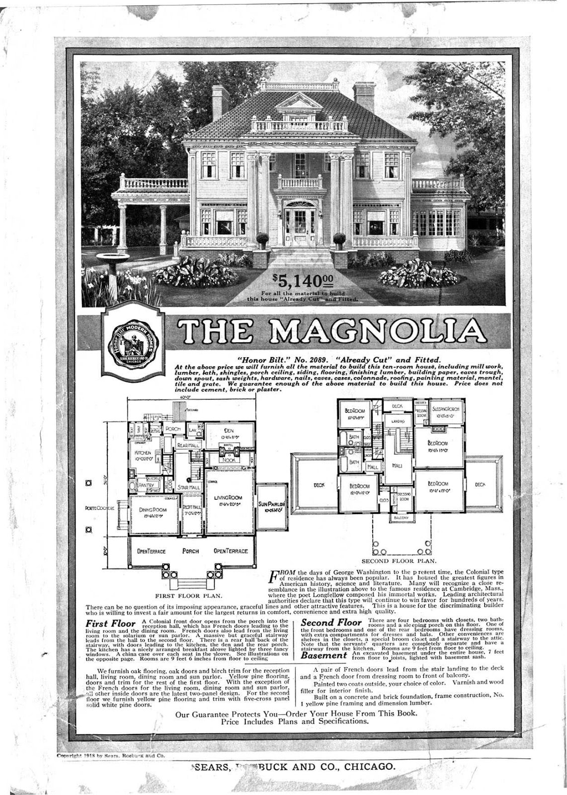 The History of Mail Order Houses Sold by Sears in the Early 20th Century