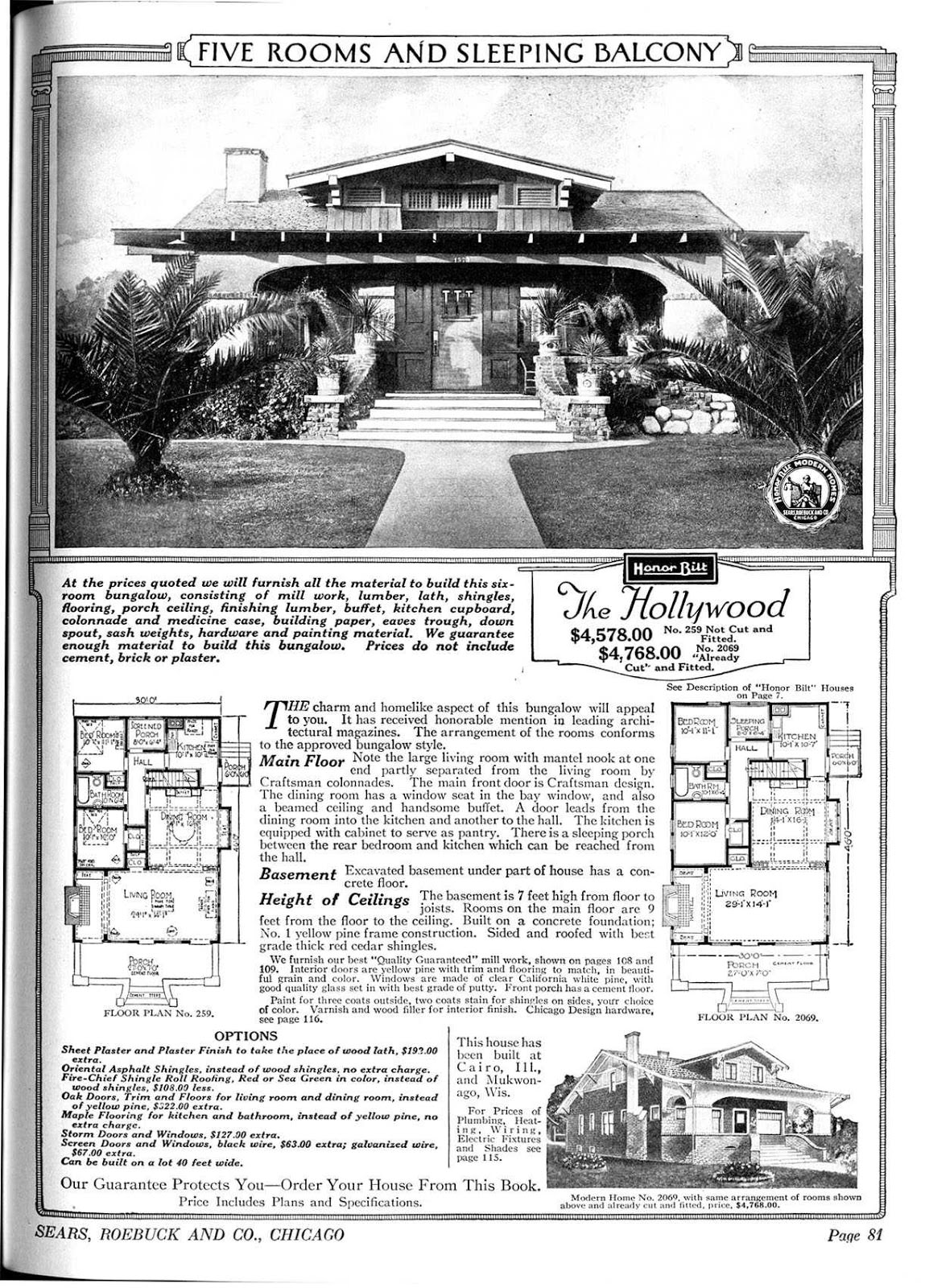 The History of Mail Order Houses Sold by Sears in the Early 20th Century