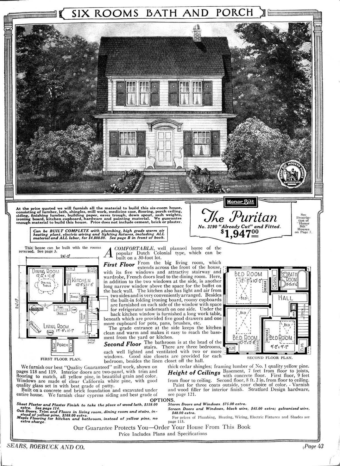 The History of Mail Order Houses Sold by Sears in the Early 20th Century