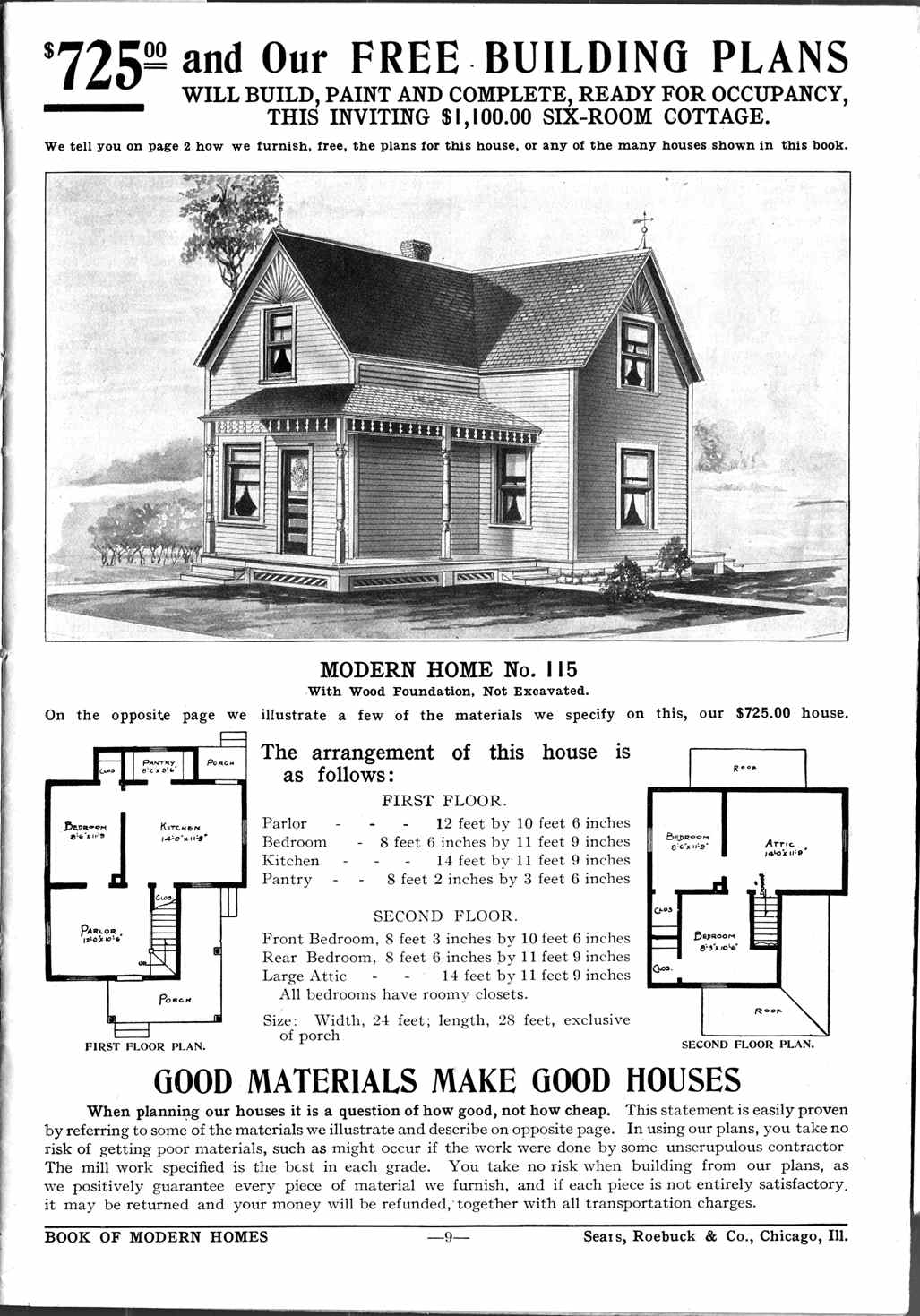 The History of Mail Order Houses Sold by Sears in the Early 20th Century