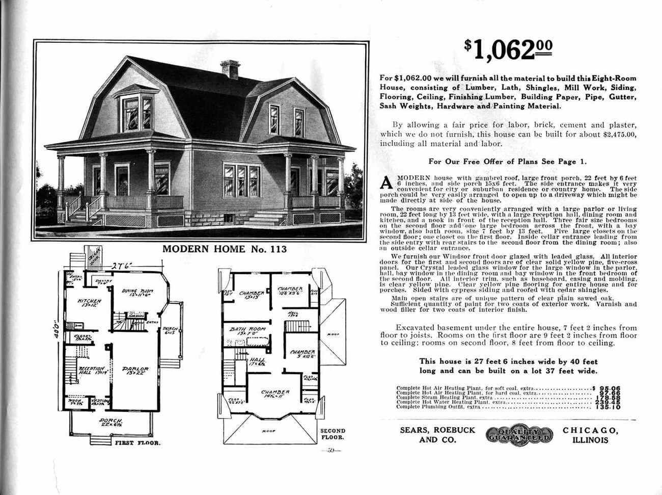 The History of Mail Order Houses Sold by Sears in the Early 20th Century