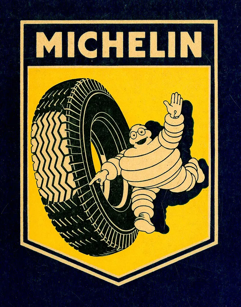 The Original Michelin Man of Michelin Tires in Chilling Vintage Advertising Photos