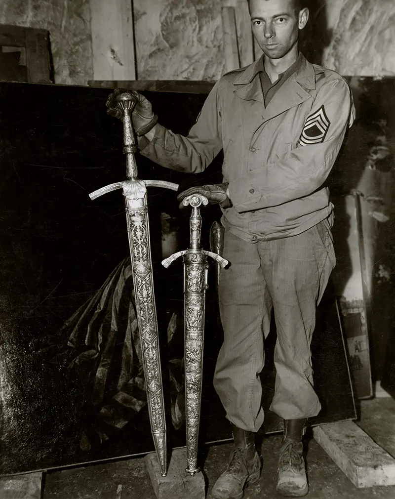 Frederick the Great's finely wrought swords.