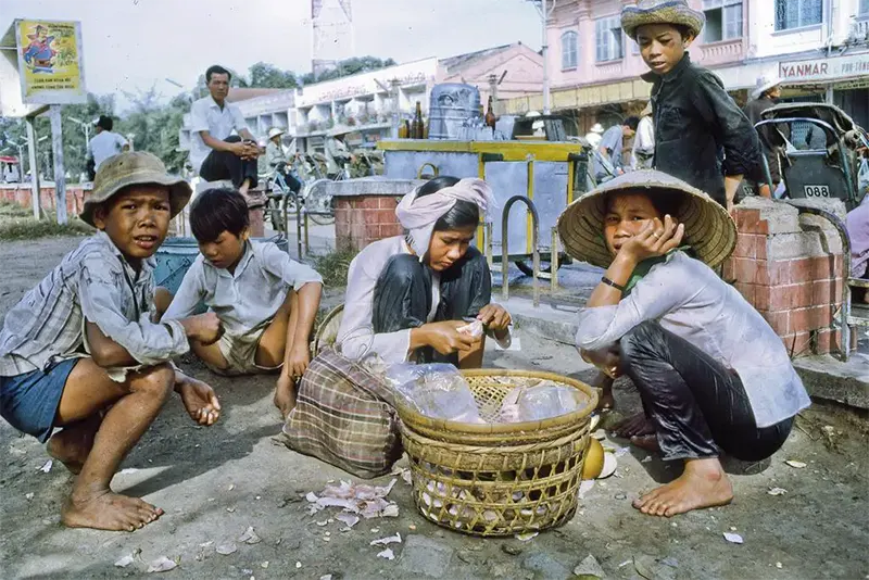 Southeast My Tho by Mekong River, 1969.