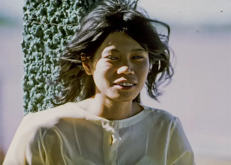 Young visitor to Coconut Monk, 1969.