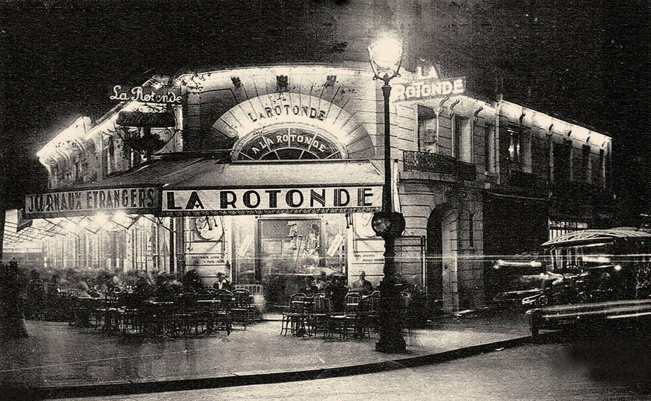 La Rotonde, Boulevard du Montparnasse, Paris, 1925