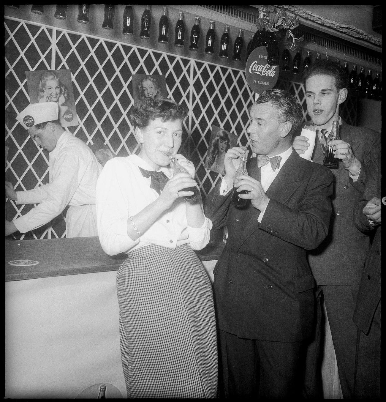 Coca-Cola promotion party, 1949.