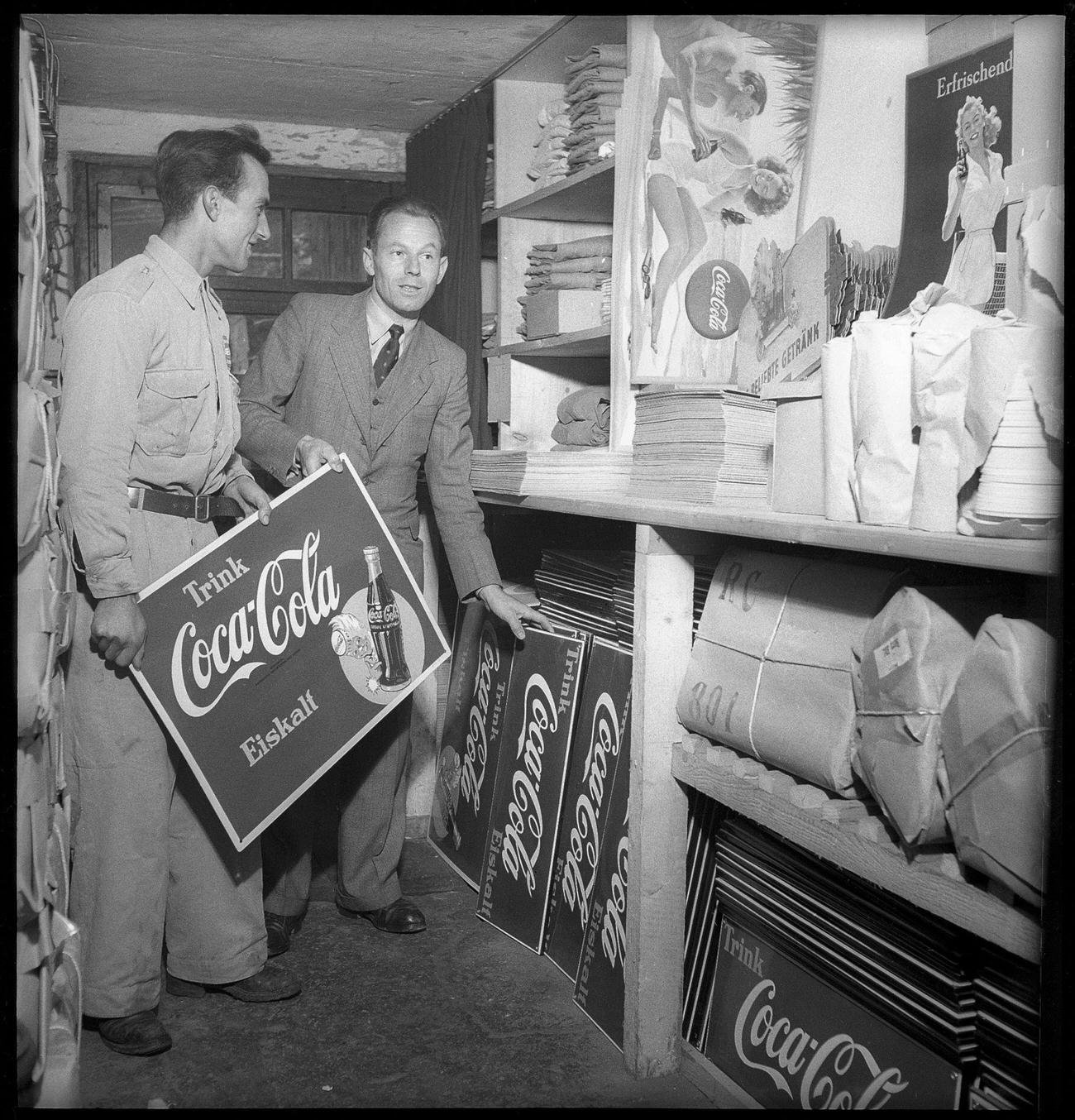 Coca-Cola promotional materials, 1949.