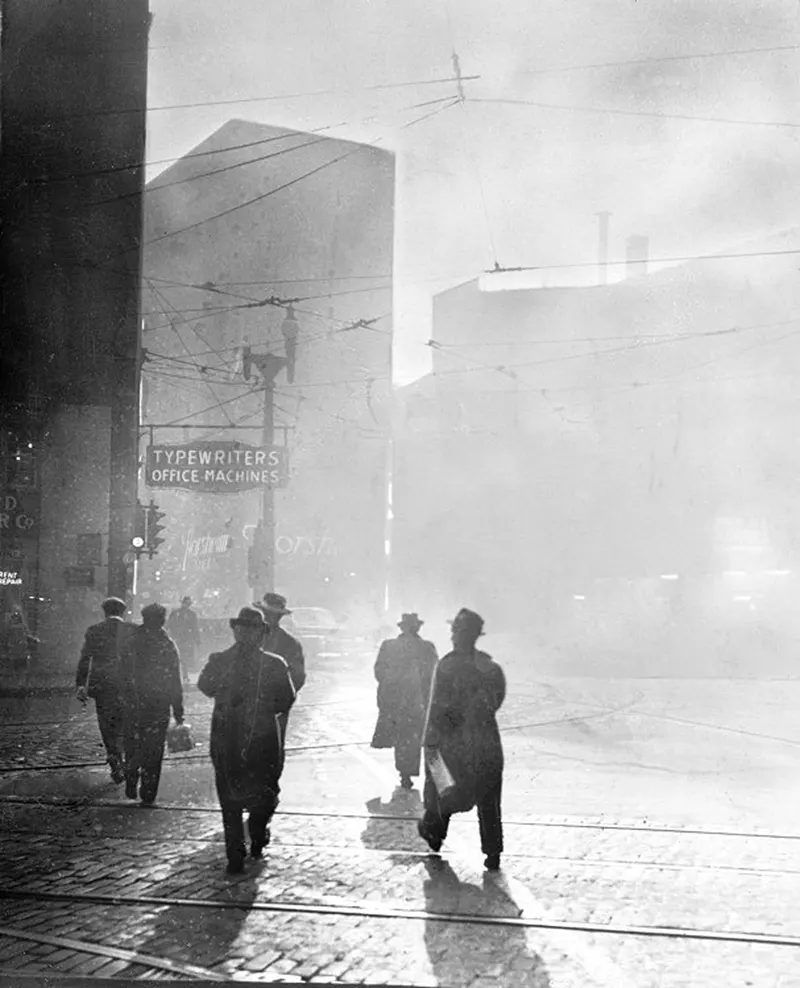 Glimpses into Pittsburgh's Smoky Skies and Everyday Lives in the 1940s and 1950s