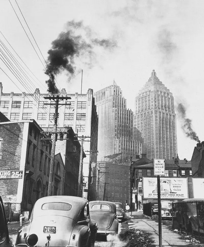 Glimpses into Pittsburgh's Smoky Skies and Everyday Lives in the 1940s and 1950s