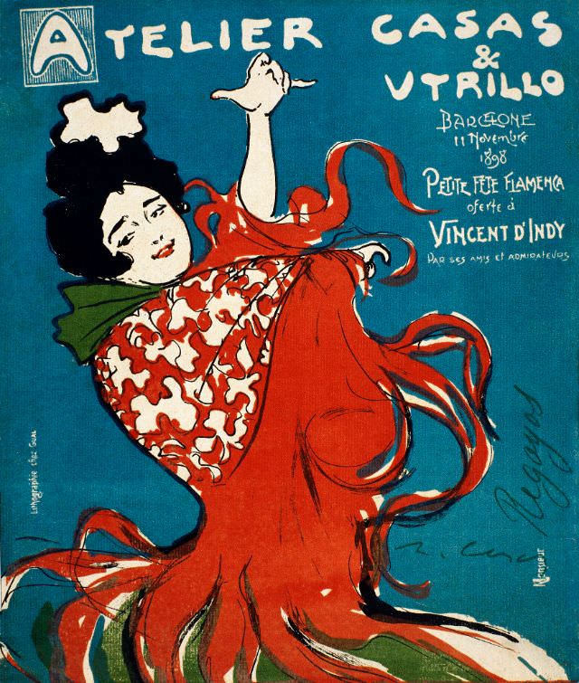 Atelier Casas & Utrillo, Barcelone, 1898