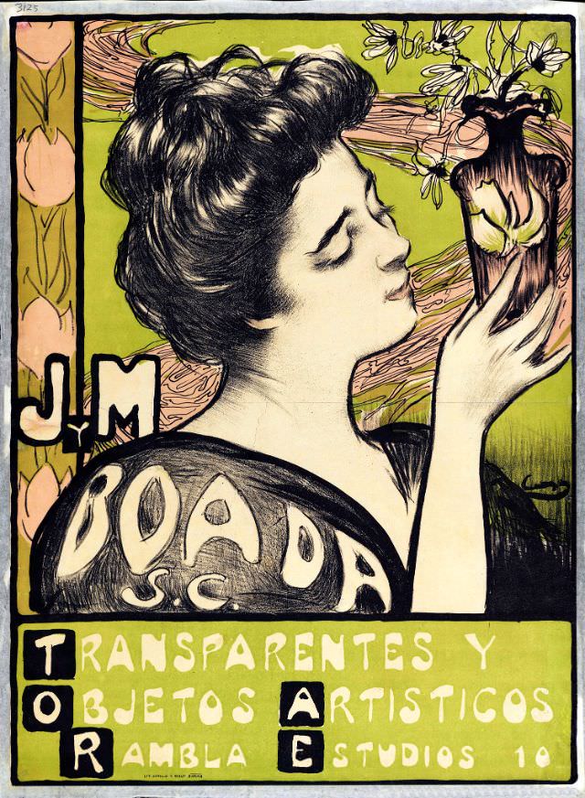 J y M Boada, Transparentes y Objetos Artísticos, 1898