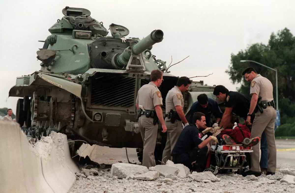 The 1995 San Diego Tank Rampage: The Day a Soldier Turned a Stolen Tank into an Urban Nightmare