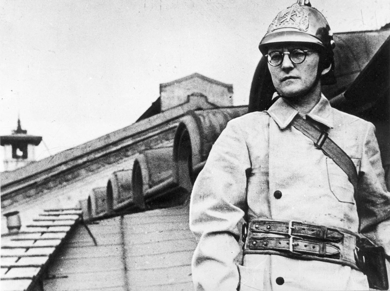 Dmitri Shostakovich During the Siege of Leningrad, USSR, WWII, 1941
