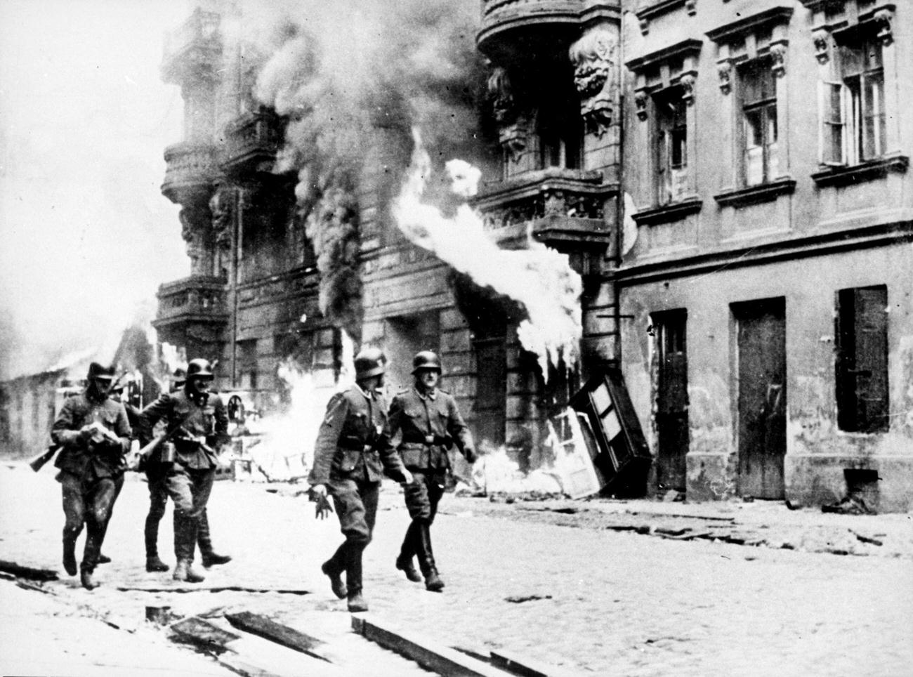German Troops During the Capture of Leningrad