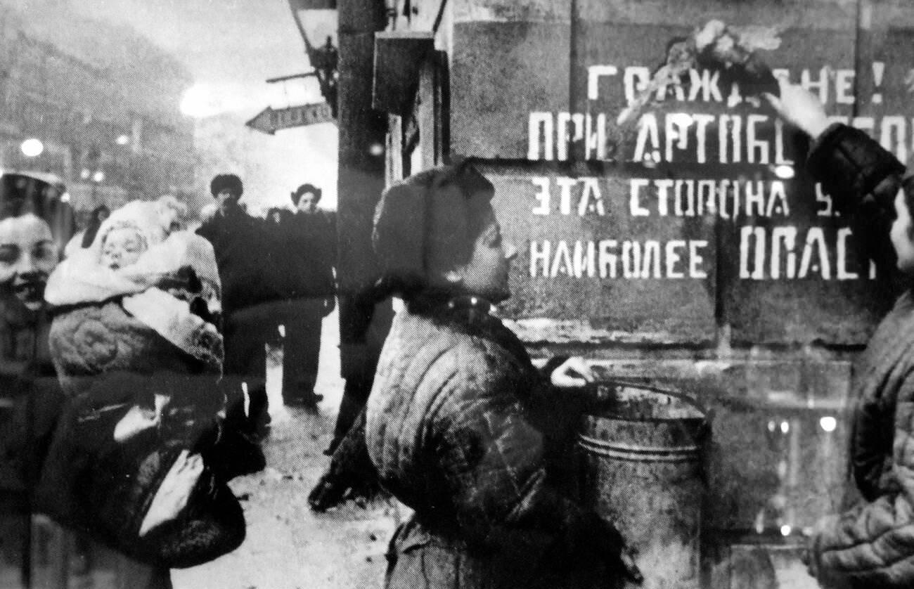 Exultant Leningrad, Siege Removal, Warning Sign, 1944