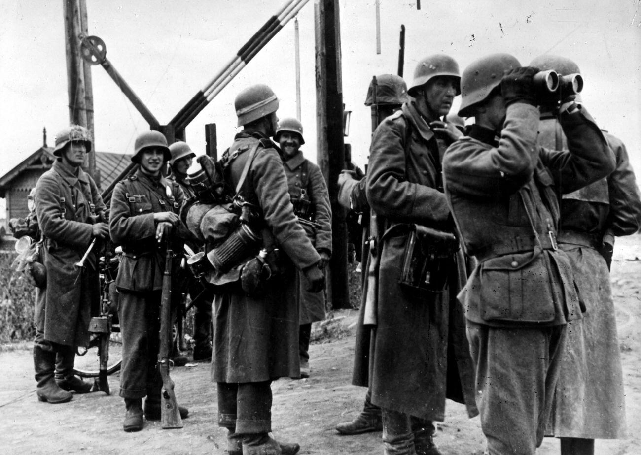 German Soldiers Resting During the Siege of Leningrad, September 1941