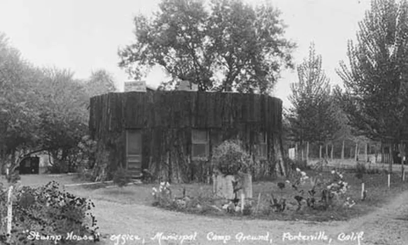 Stump House, Porterville, California.