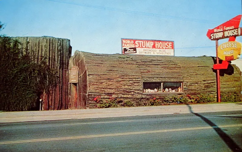 Stump House, Eureka, California.