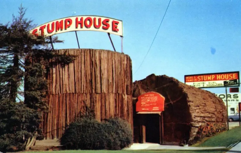 Stump House, Eureka, California.