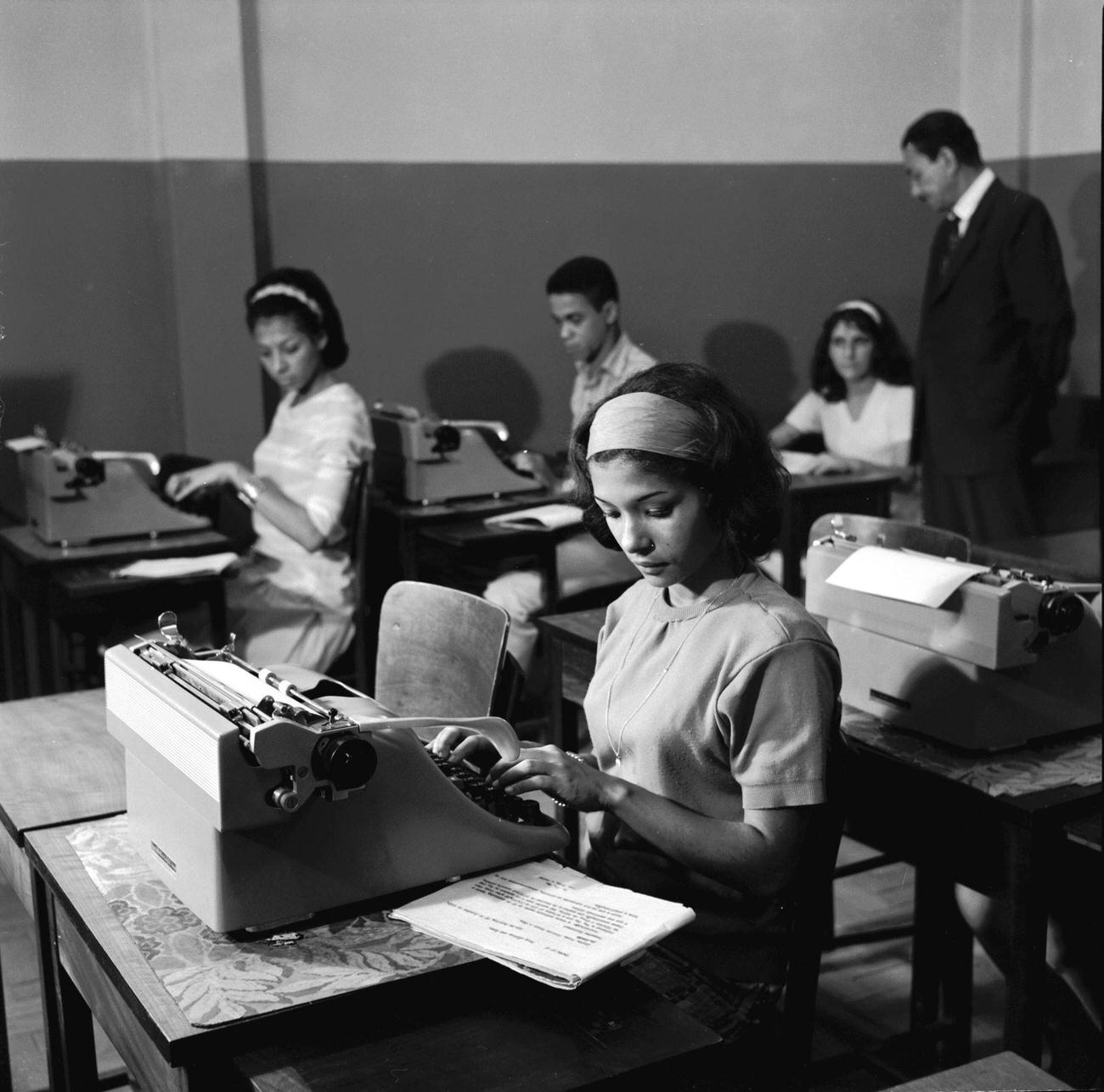Evening Typing Class, Rio de Janeiro, 1950
