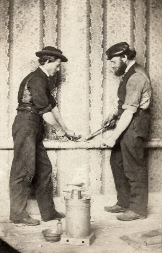 Two workers