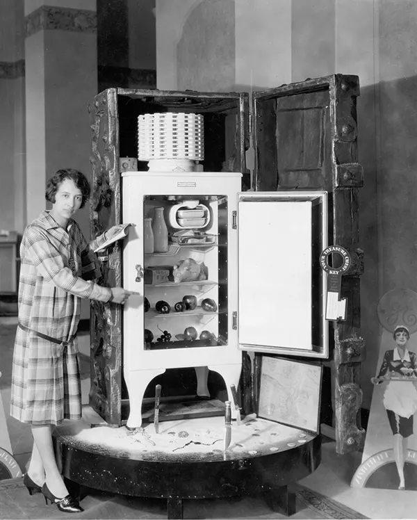 Original GE Monitor Top Refrigerator, 1929.