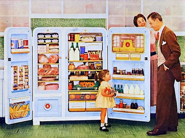 A Century of Cool: Exploring Vintage Refrigerator Ads from the 1900s to 1990s