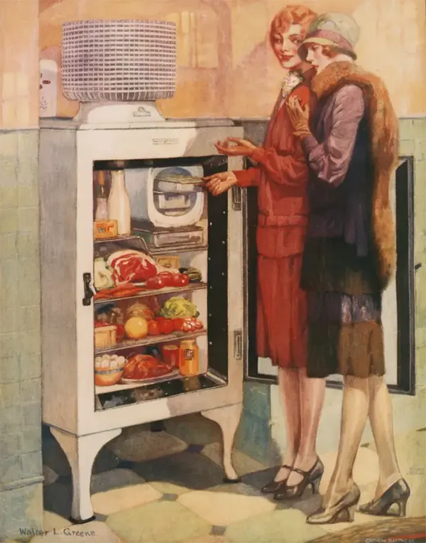 A Century of Cool: Exploring Vintage Refrigerator Ads from the 1900s to 1990s