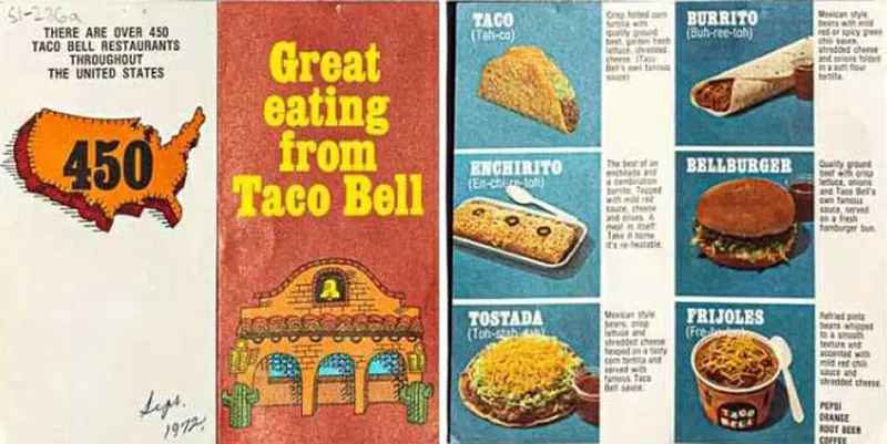 Taco Bell, September 1972.