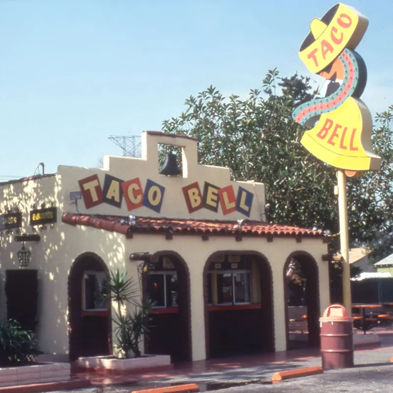 First Taco Bell restaurant.