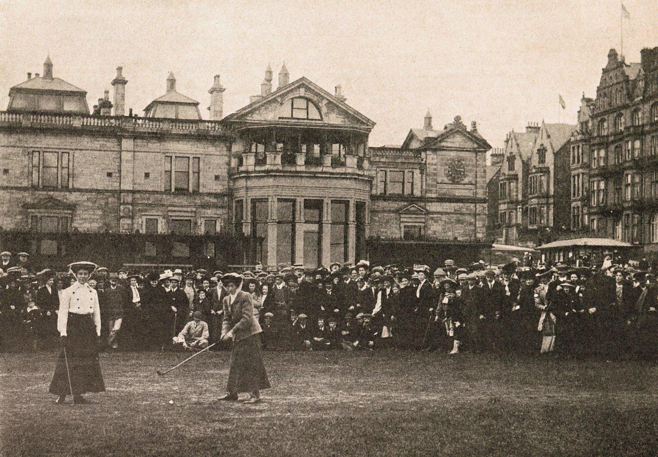 Ladies Golf Championship Final at St Andrews, Maud Titterton vs Dorothy Campbell, 1908.