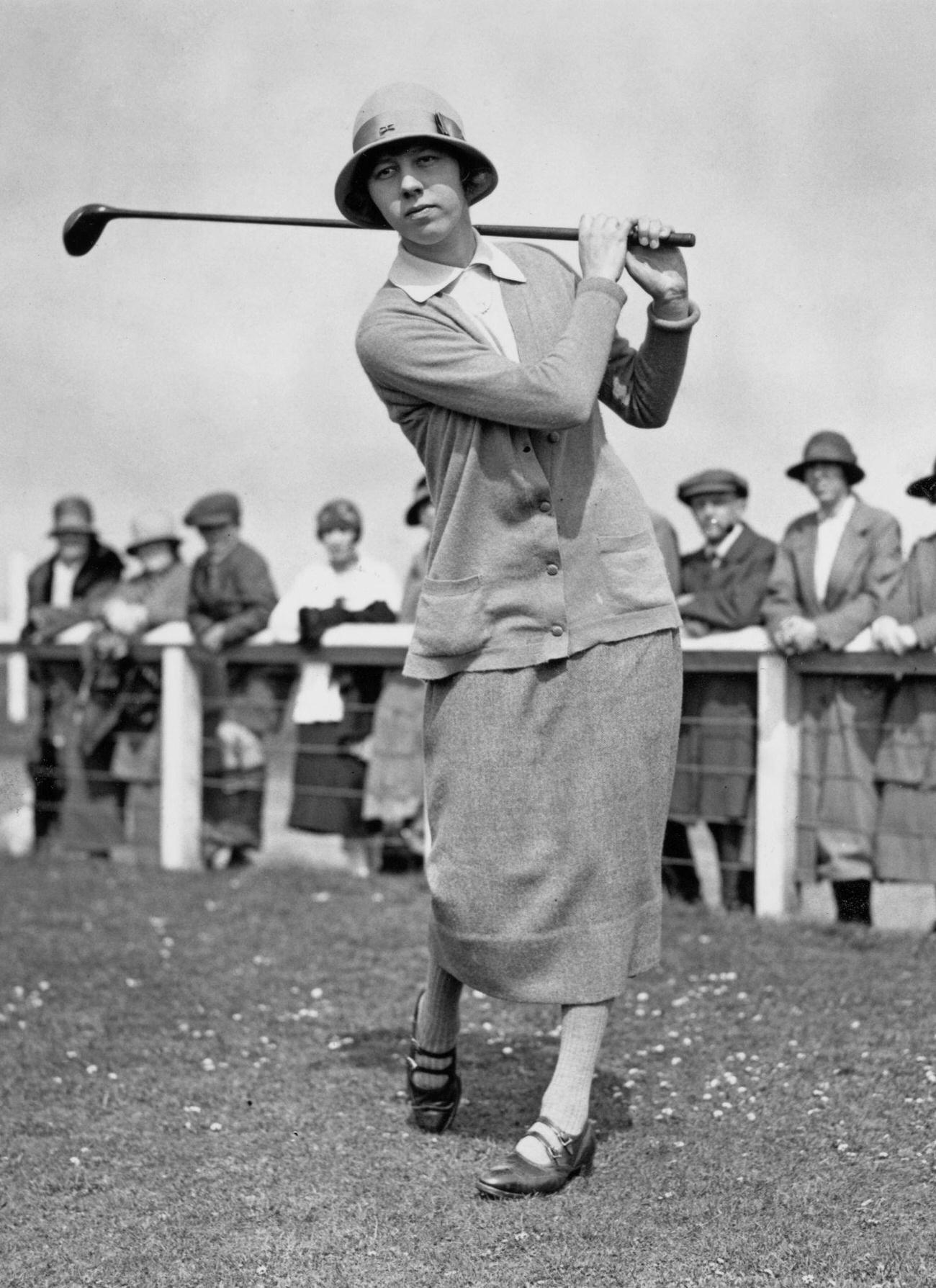 Joyce Wethered at 1925 Women's Amateur Championship, Royal Troon Golf Club.