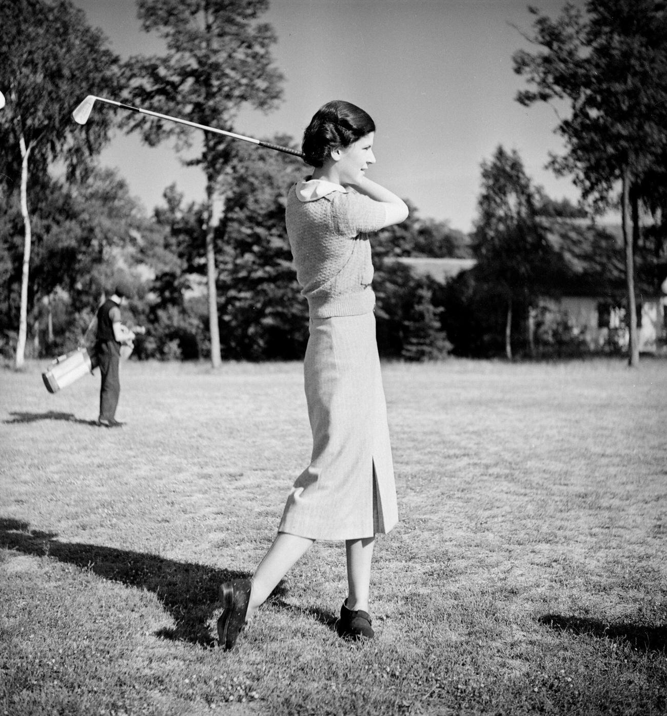 Golfer in May 1936, LIP-76168.