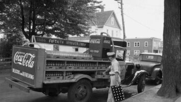 Coca-Cola delivery trucks