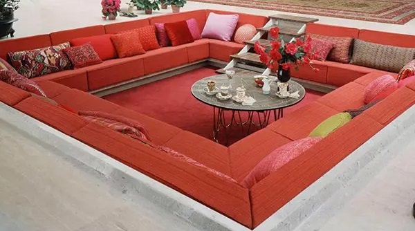 Conversation pits 1960s 1970s