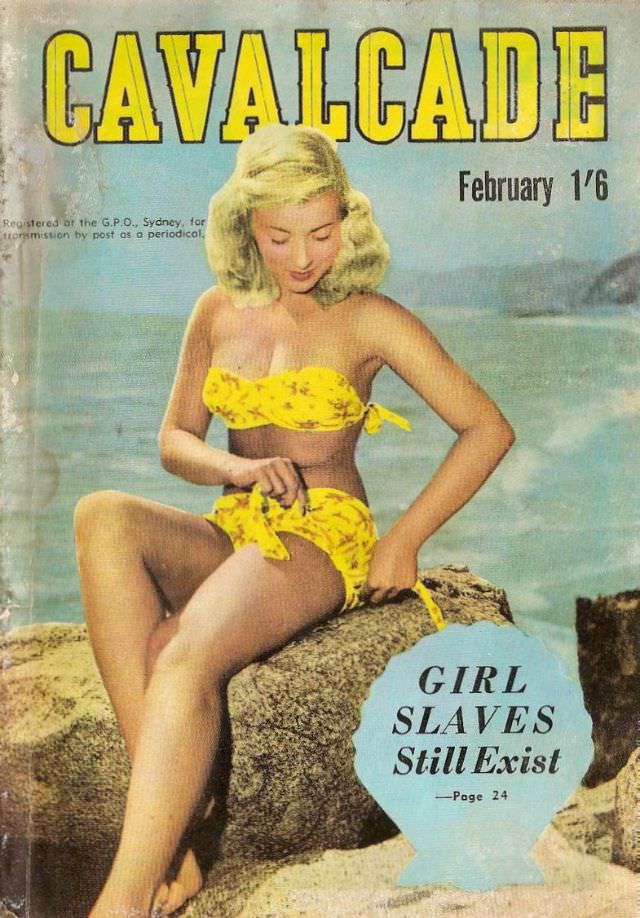 Cavalcade magazine cover, February 1952