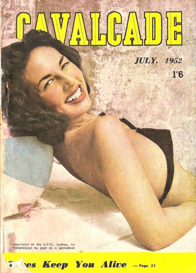 Cavalcade magazine cover, July 1952